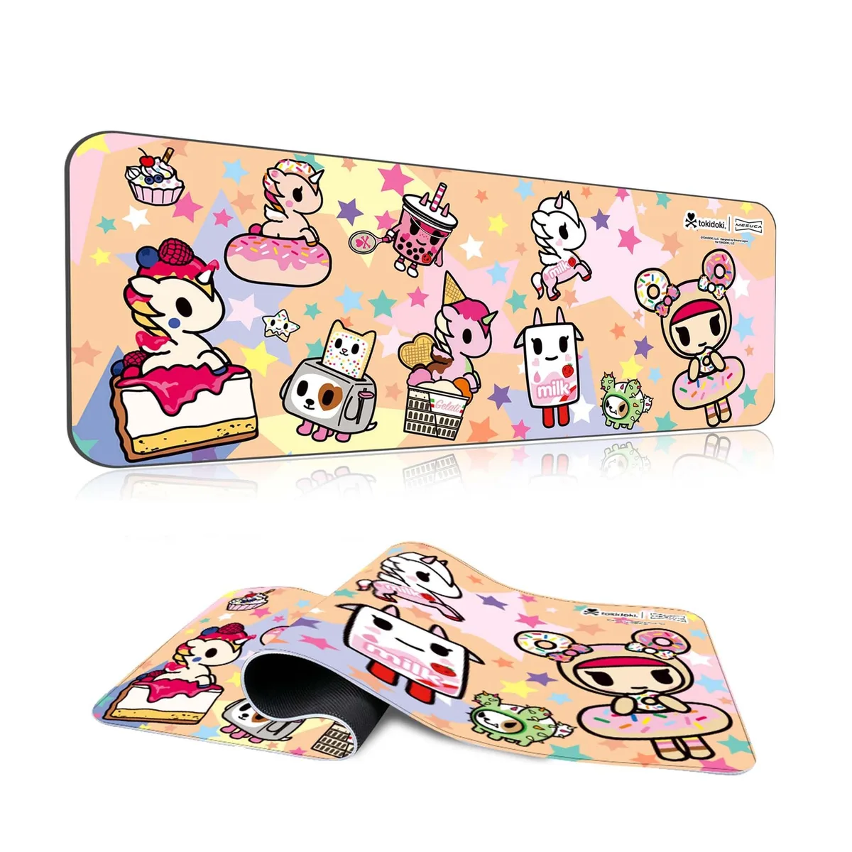 tokidoki Unicorno TJX25772-TK1 Mouse Pad 31.5 x 11.8 in Orange — product photo