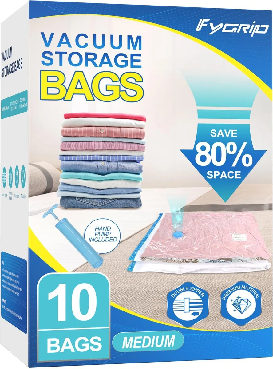  FoodSaver VSB03 10 Medium Vacuum Bags &amp; Hand Pump — product photo