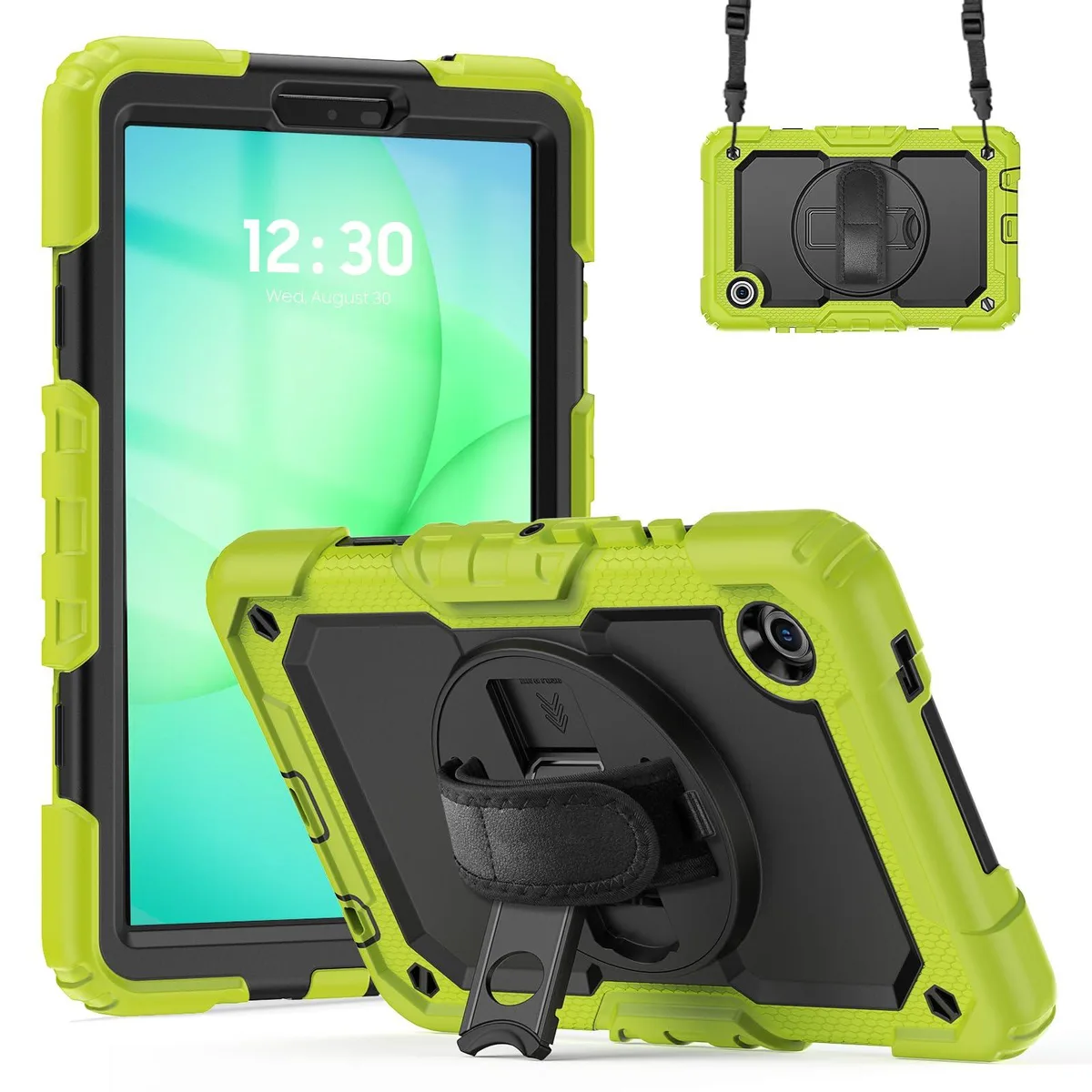 Timoom Timoom Heavy Duty Shockproof Case 8.7" Green Tab A11 A9 360° Stand Strap — product photo