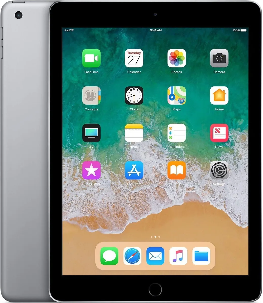 Apple Apple iPad 6th Gen A1954 128GB Space Gray tablet — product photo