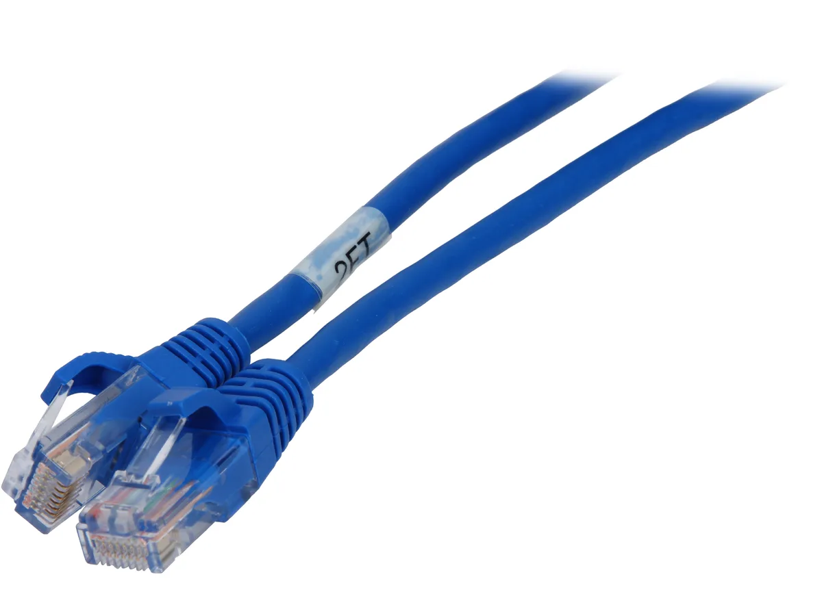 Cables To Go Cables To Go 00392 Cat5e network ethernet cable 2 ft Blue — product photo