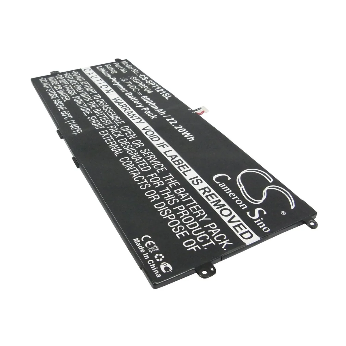 Cameron &amp; Co Cameron &amp; Co DS-CS-SPT121SL 6000mAh 22.20Wh Li-Polymer Battery accessory — product photo