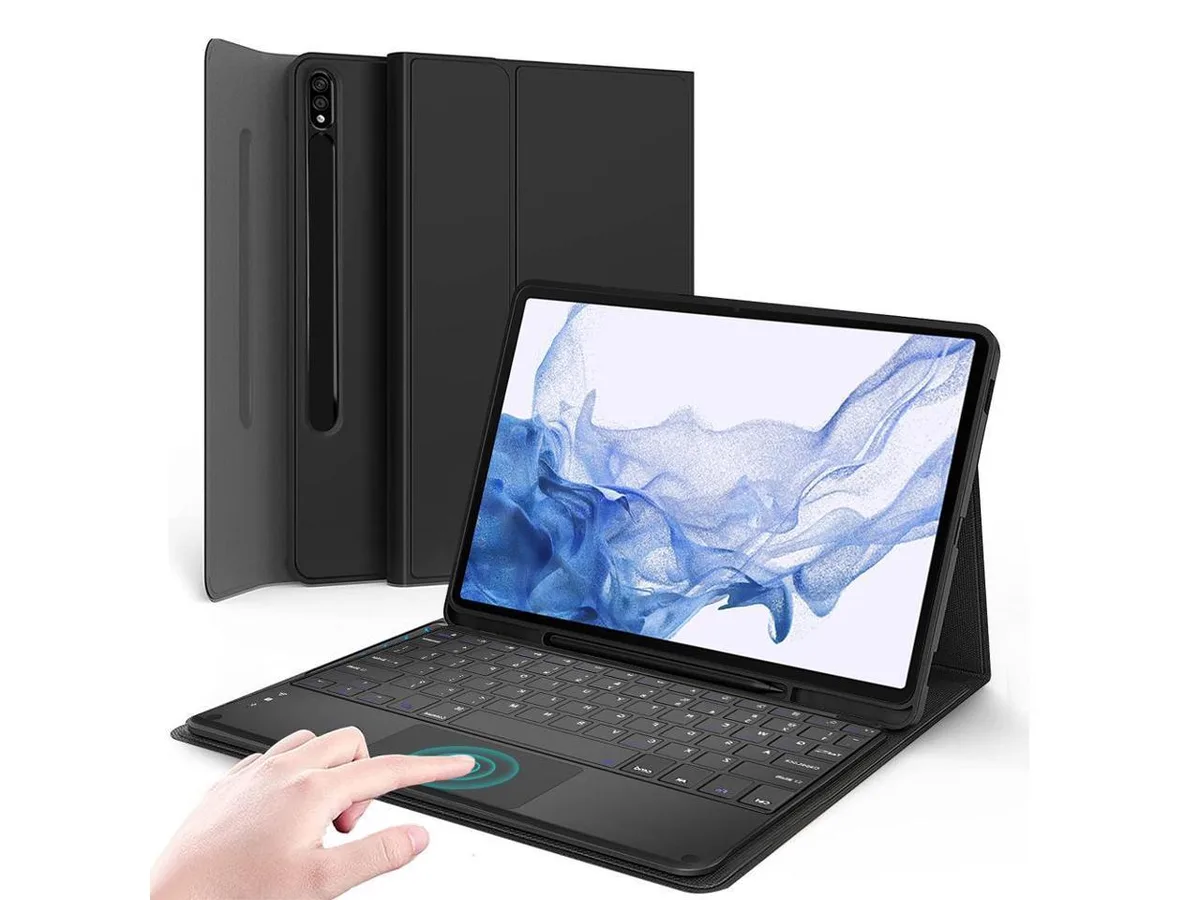 BONAEVER BONAEVER SM-X920/X926B/X926N/X920N Touchpad Keyboard Case 14.6 2024 2023 2022 Stand Trackpad Pencil Holder — product photo