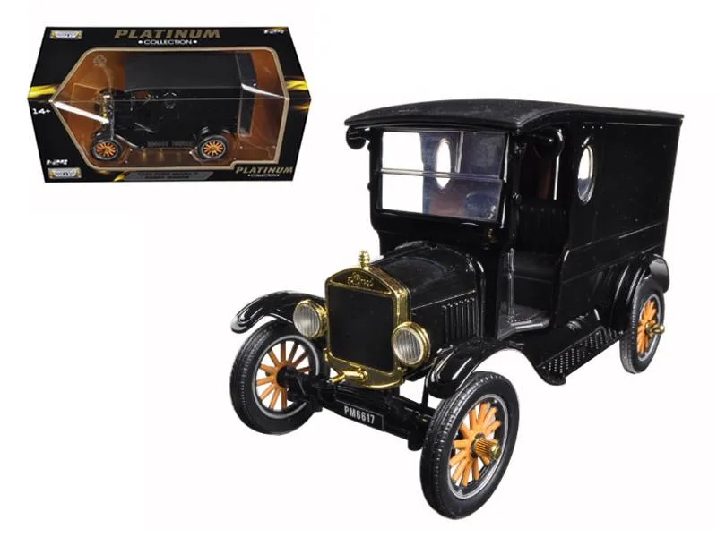 MOTORMAX MOTORMAX 1925 Ford Model T Paddy Wagon Black 1/24 Diecast Hobby Collectible — product photo