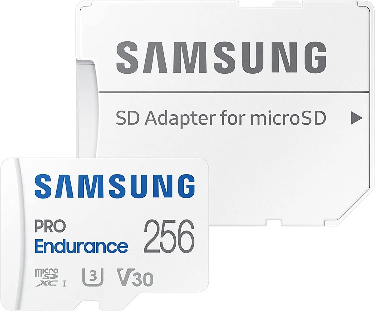 SAMSUNG SAMSUNG PRO Endurance 256GB microSDXC UHS-I U3 100MB/s memory card — product photo