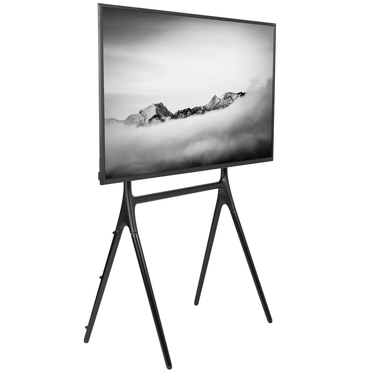 VIVO VIVO STAND-TV70AB Black Easel Studio TV Floor Stand 49-70 inch — product photo