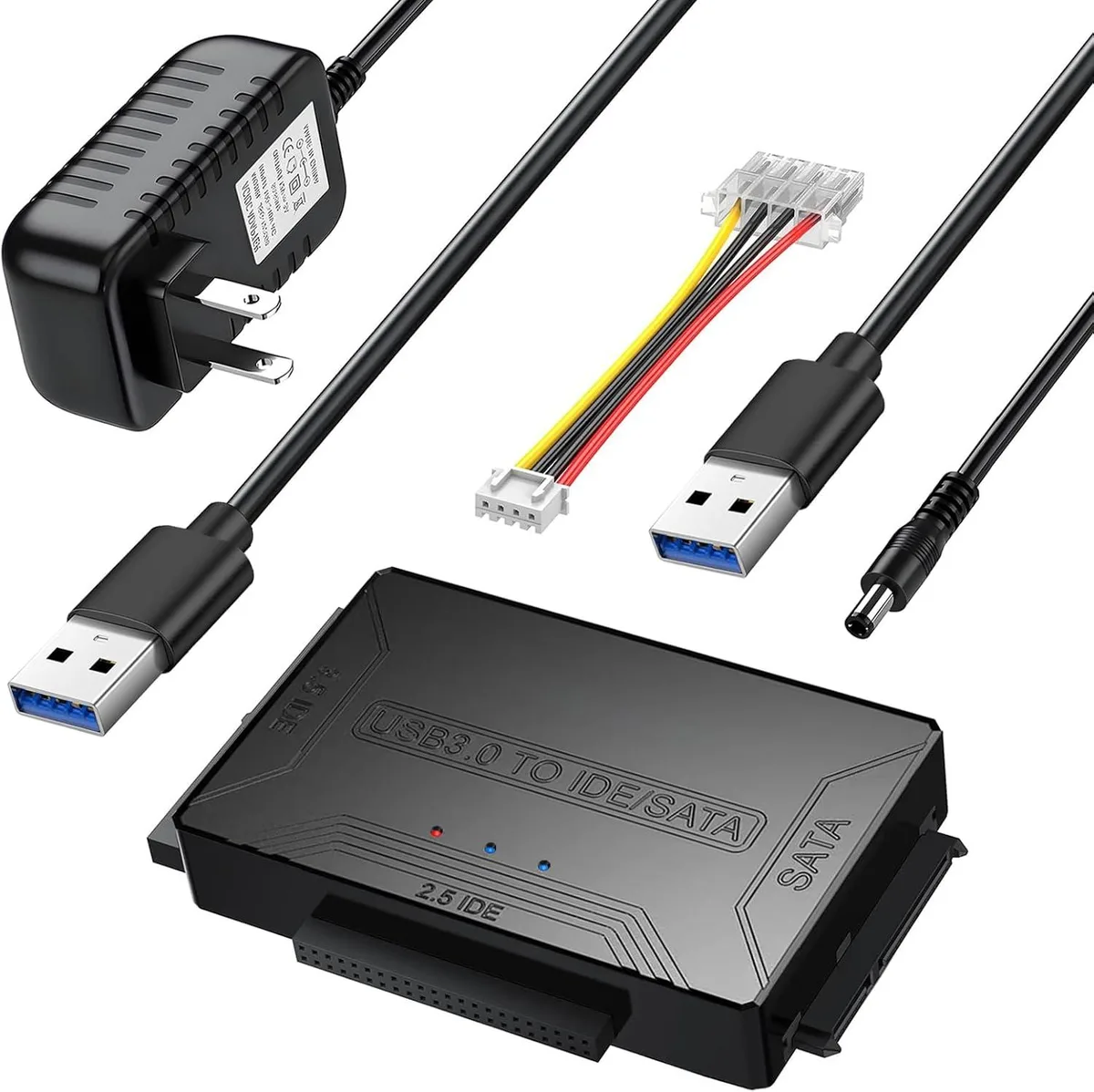 Hitoor Hitoor USB 3.0 to SATA/IDE Adapter 2.5 3.5 5.25 hard drive adapter — product photo