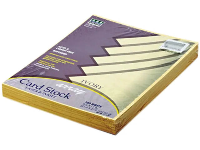 Pacon Pacon 101186 Card Stock 65 lb Ivory 100 Sheets — product photo