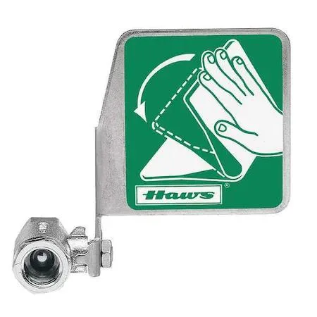 Haws Haws SP229 Stainless Steel Push Flag Eyewash Valve — product photo