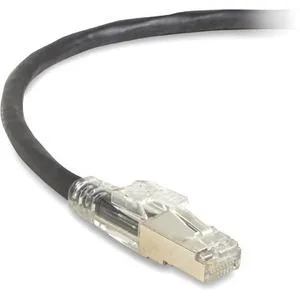 Black Box Corporation Black Box GigaTrue 3 Cat.6a U/FTP Patch Cable C6APC80S-BK-15 15 — product photo