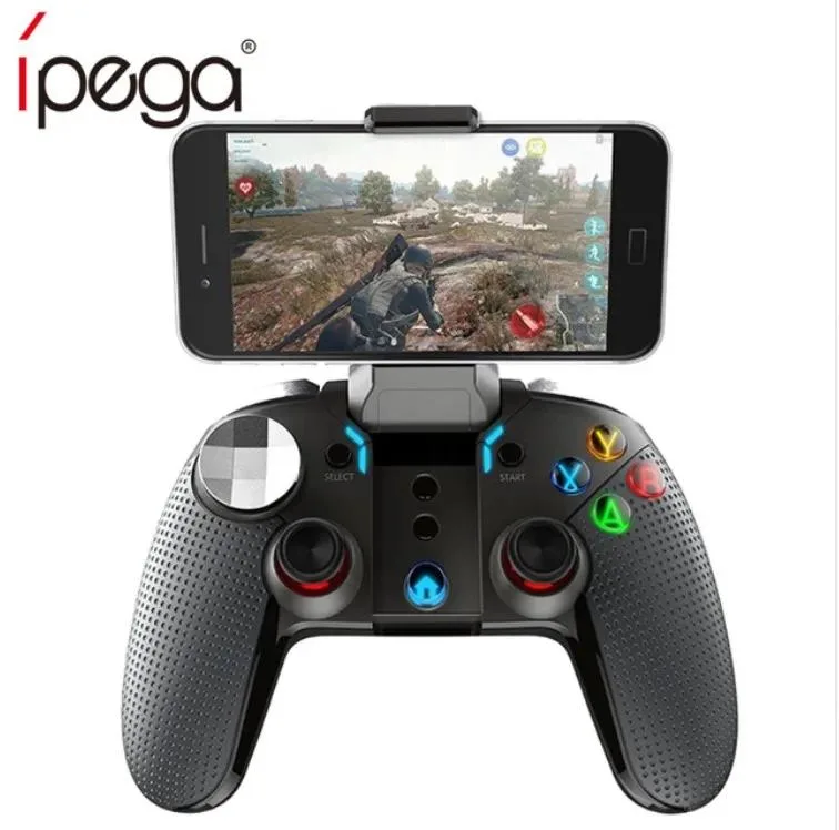 Hetai Tech Hetai Tech PG-9099 game controller, dual motor, turbo, hall effect triggers, 360° rocker, 6.2" phone holder — product photo