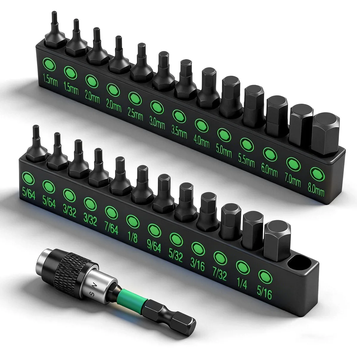  SWANLAKE GARDEN TOOLS 26-Piece S2 Steel Hex Bit Set, Classic Version — product photo