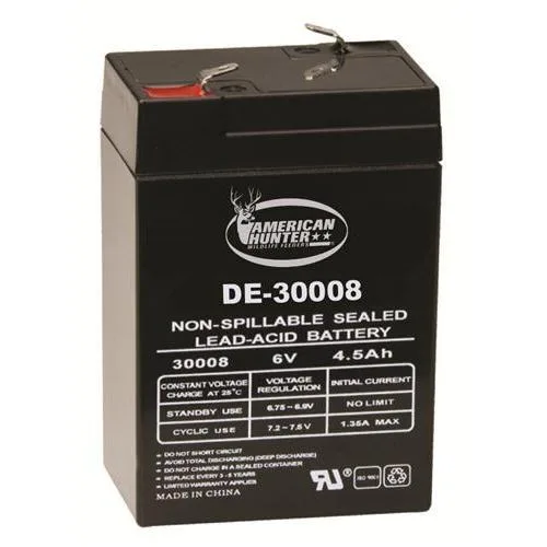 American Hunter American Hunter GSM-DE-30008 6V 4.5 Ah Rechargeable Battery — product photo
