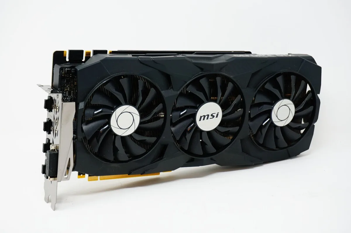 MSI MSI GeForce GTX 1080 Ti 11GB Duke graphics card — product photo