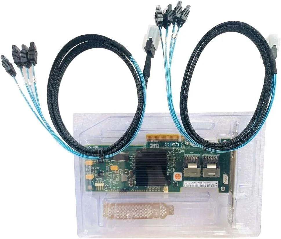 LSI LSI 9220-8I SAS 6Gbps HBA network card 2 Mini-SAS SFF8087 — product photo
