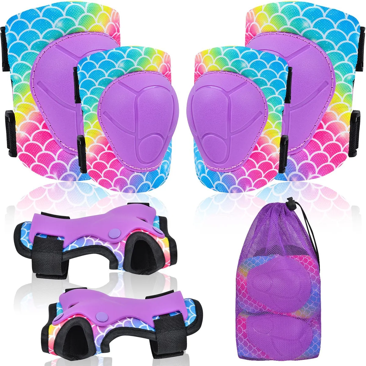  PAMAID 7-in-1 Kids Protective Gear Set Mermaid 3-8 Years — product photo