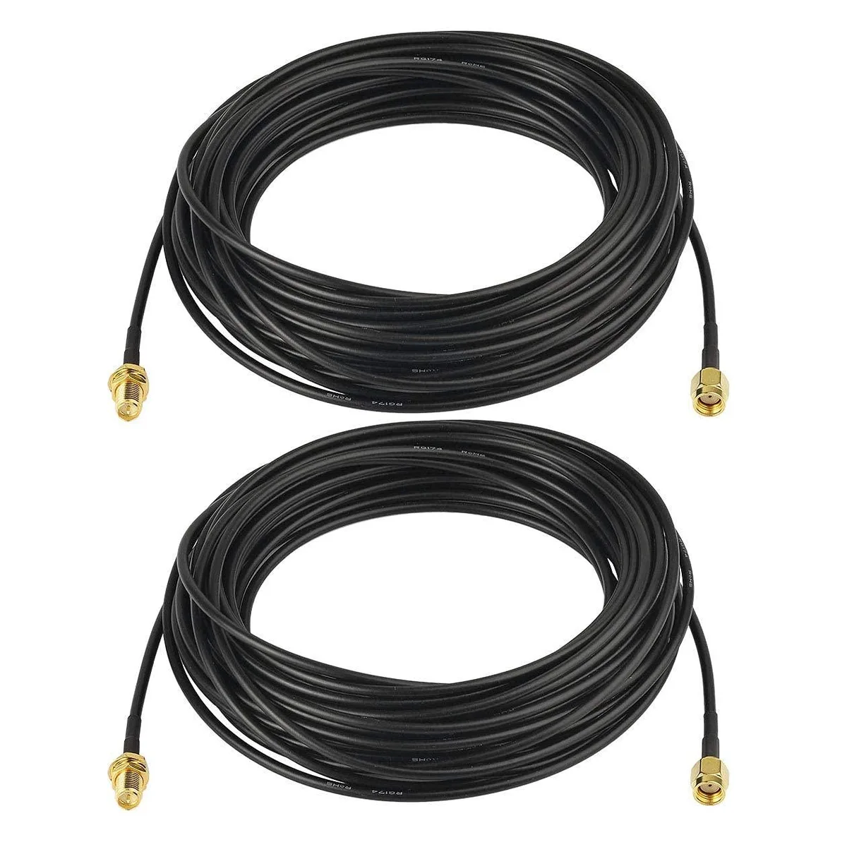 Vszerda Vszerda RP-SMA Male to Female RG174 Extension Cable 2-Pack 30 feet — product photo
