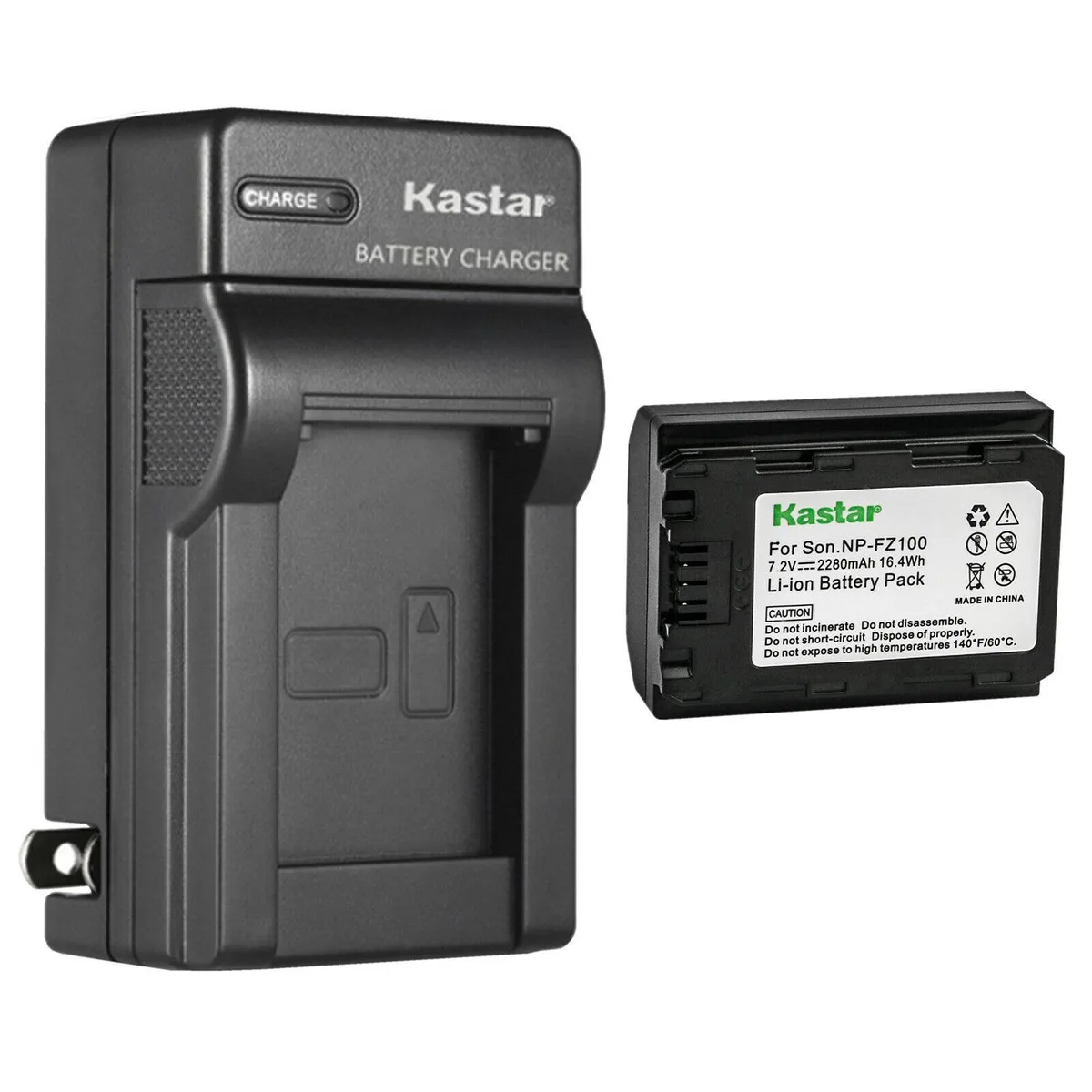 Kastar Kastar NP-FZ100 Battery &amp; AC Wall Charger Kit — product photo