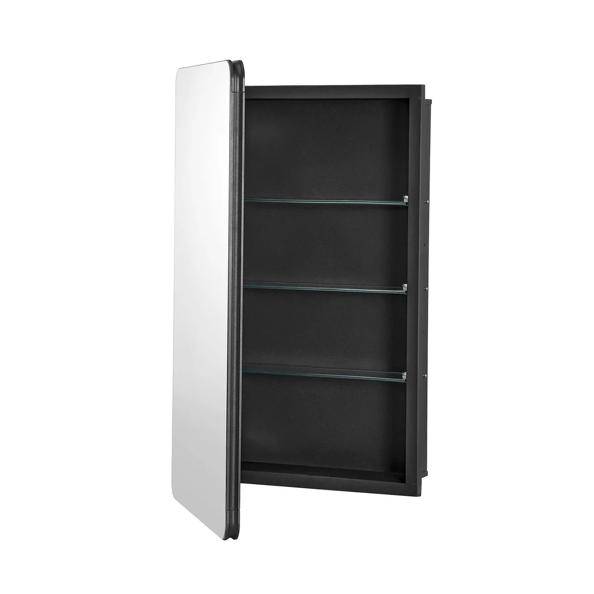 VEVOR VEVOR Medicine Cabinet 16×24 in Black Steel Aluminum Frame — product photo