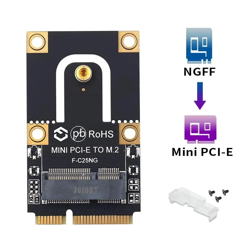 YINGHUA YINGHUA F-C25NG M.2 Key A to Mini PCI-E Wi-Fi adapter — product photo