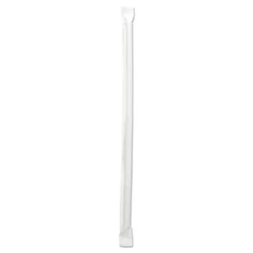 Boardwalk Boardwalk JSTW775CLR Jumbo Straws 7.75" Clear 12000 Carton — product photo