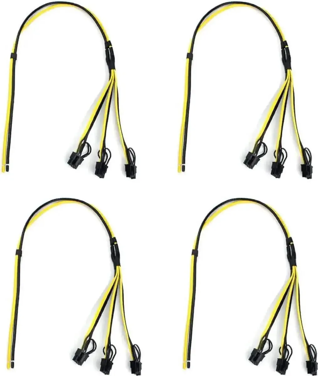 SMUGDESK SMUGDESK 5 Pack 8Pin to 3× 6+2 Pin PCIe Power Splitter Cord — product photo