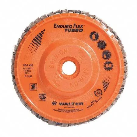 Walter Surface Technologies Walter Surface Technologies 06A452 Flap Disc Coarse Grit 36/60 4.600 — product photo