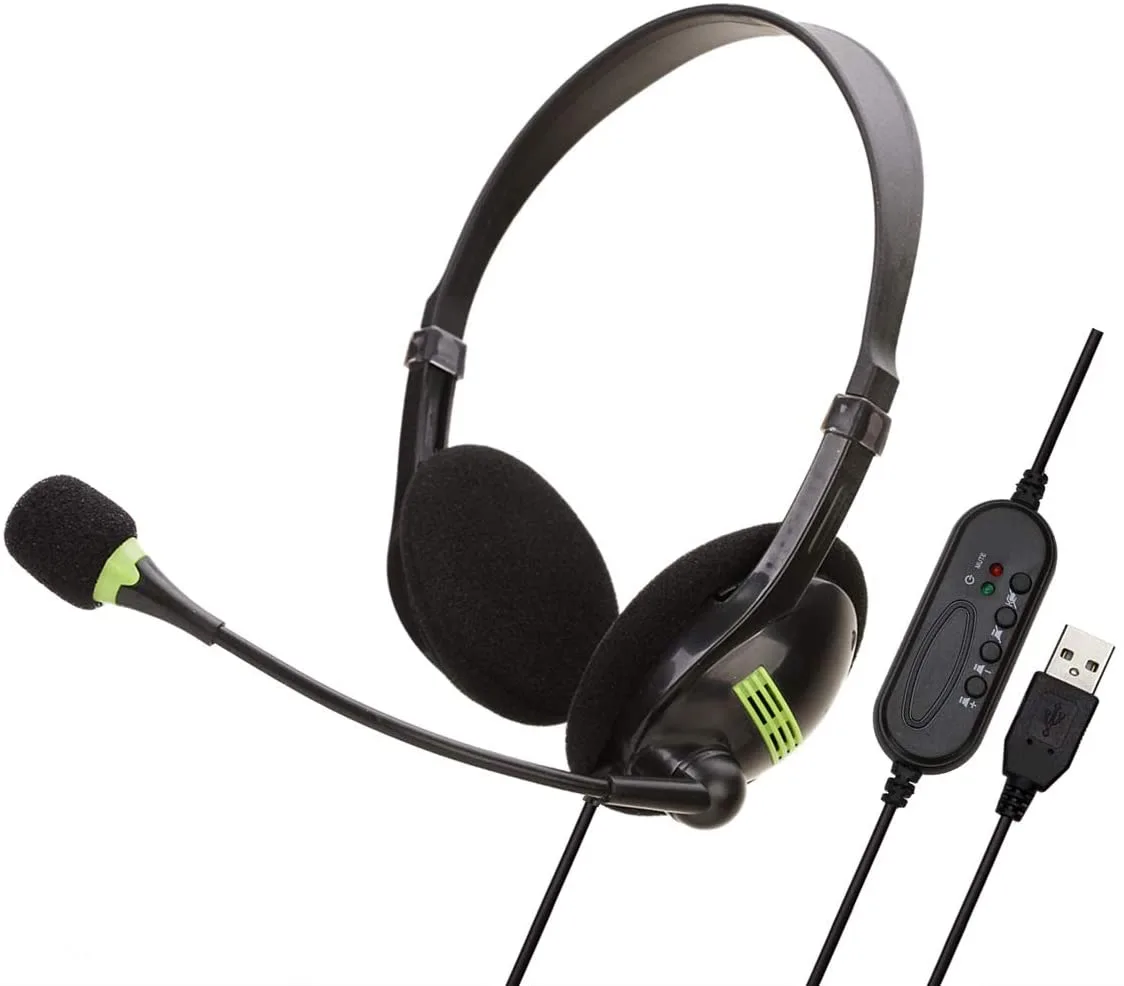 Corn Electronics Corn Electronics USB Headset 40 mm 32 Ω 1.8 m 105 dB 20-20000 Hz — product photo