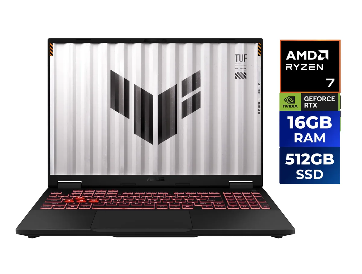 ASUS ASUS TUF Gaming A16 FA608UM-NS73 gaming laptop — 商品写真