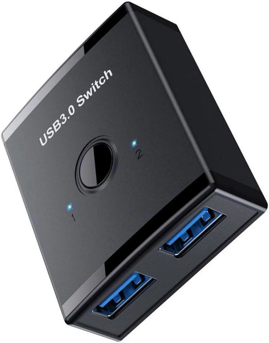 Vszerda Vszerda KVM Switch USB 3.0 Bidirectional 2 to 1 1 to 2 — product photo