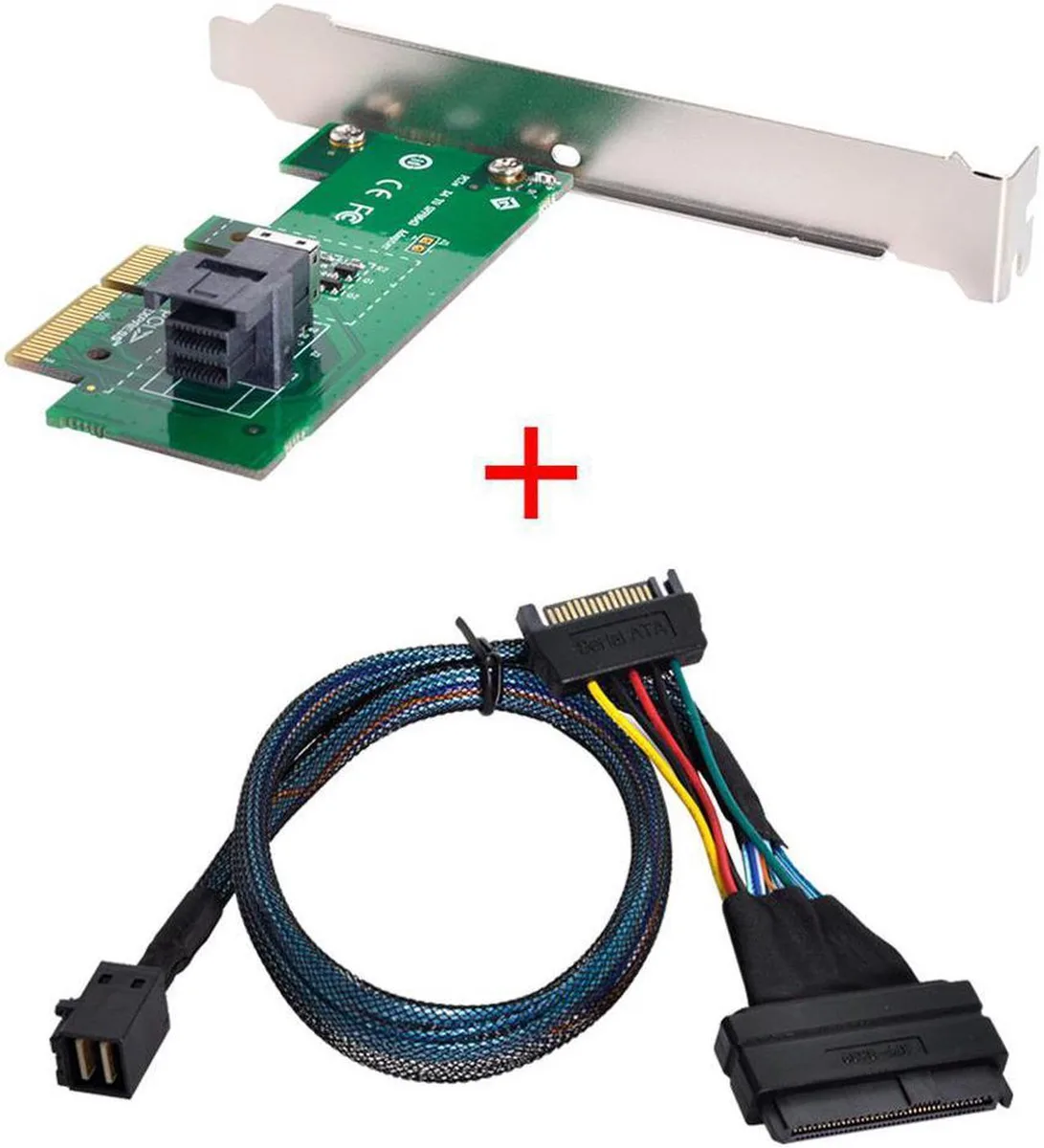 Vszerda Vszerda PCI-E 3.0 4.0 x4 to 36Pin SFF-8643 Adapter U.2 Cable — product photo