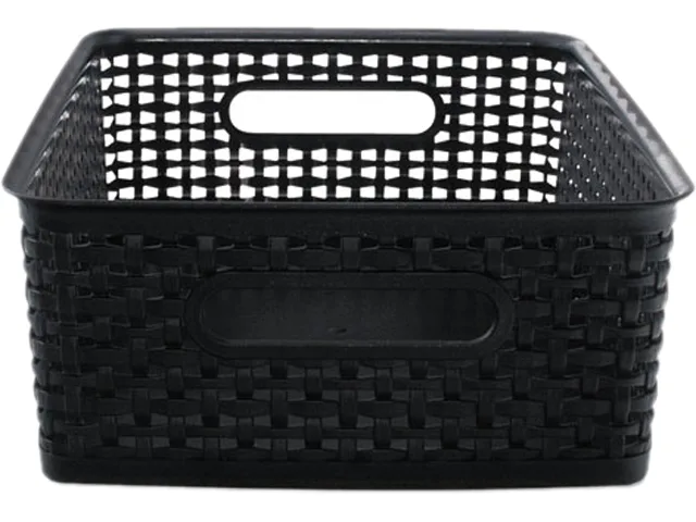 Advantus Advantus AVT-40327 archive supply — black stackable file storage boxes, 2/pk, 13.88" wide — product photo