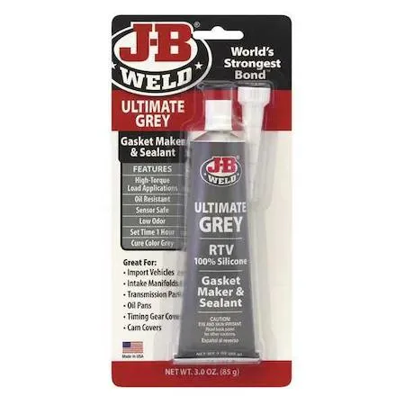 J-B Weld J-B Weld 32327 High-Temp Silicone Sealant 3 oz Tube Gray — product photo