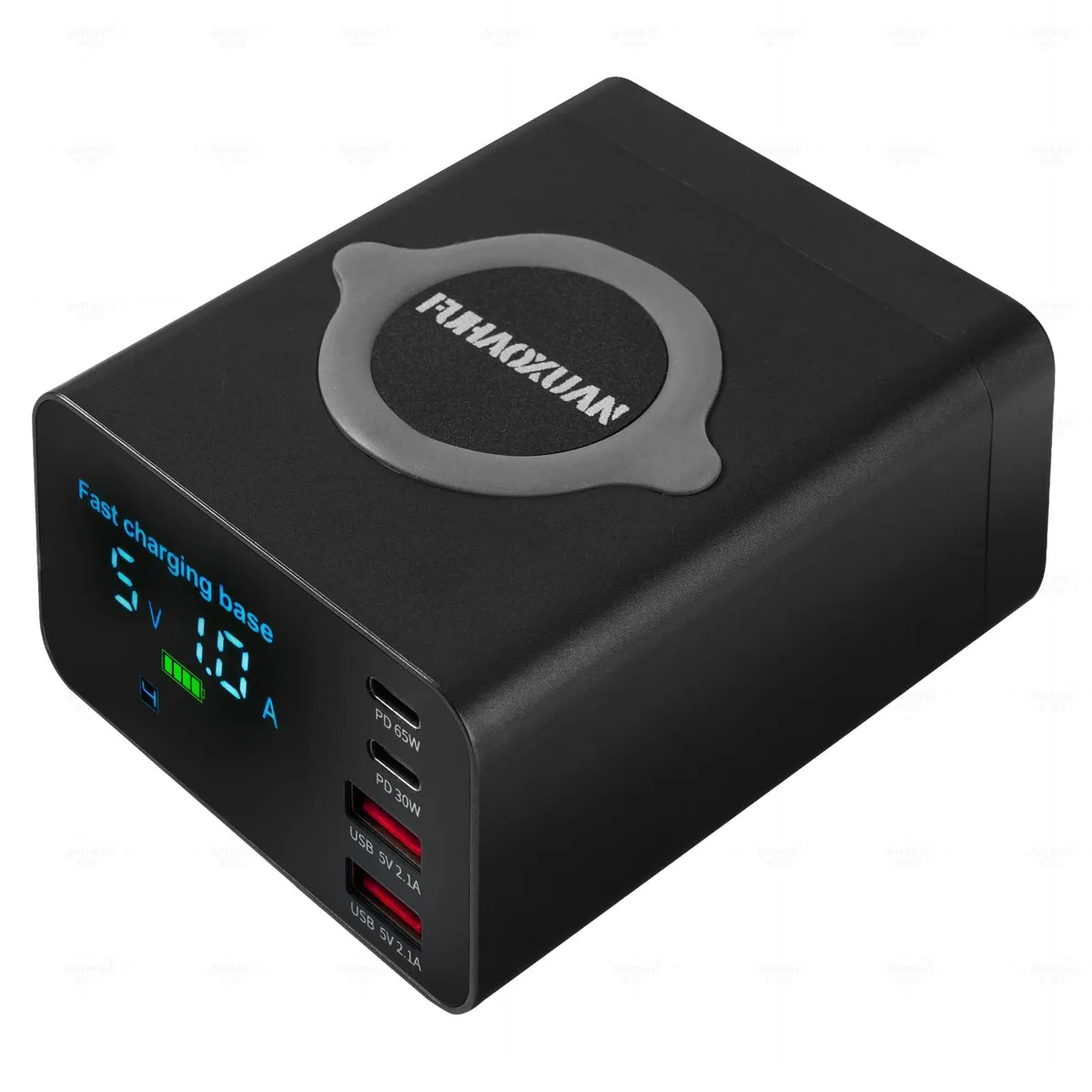 KEHIPI KEHIPI 110W 4-Port USB Charger with Wireless &amp; LED Display — product photo