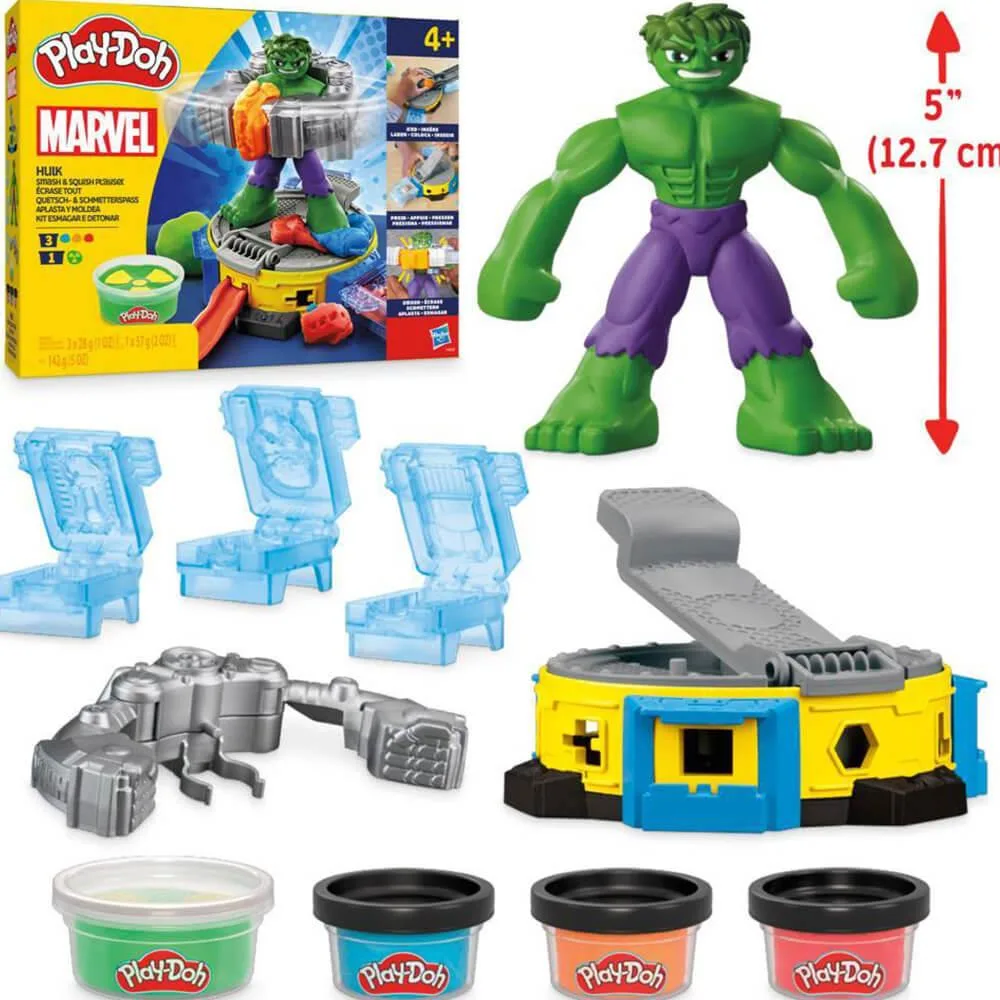 Hasbro Hasbro F9826 Play-Doh Hulk Smash & Squish Playset 142g 5-inch figure — product photo