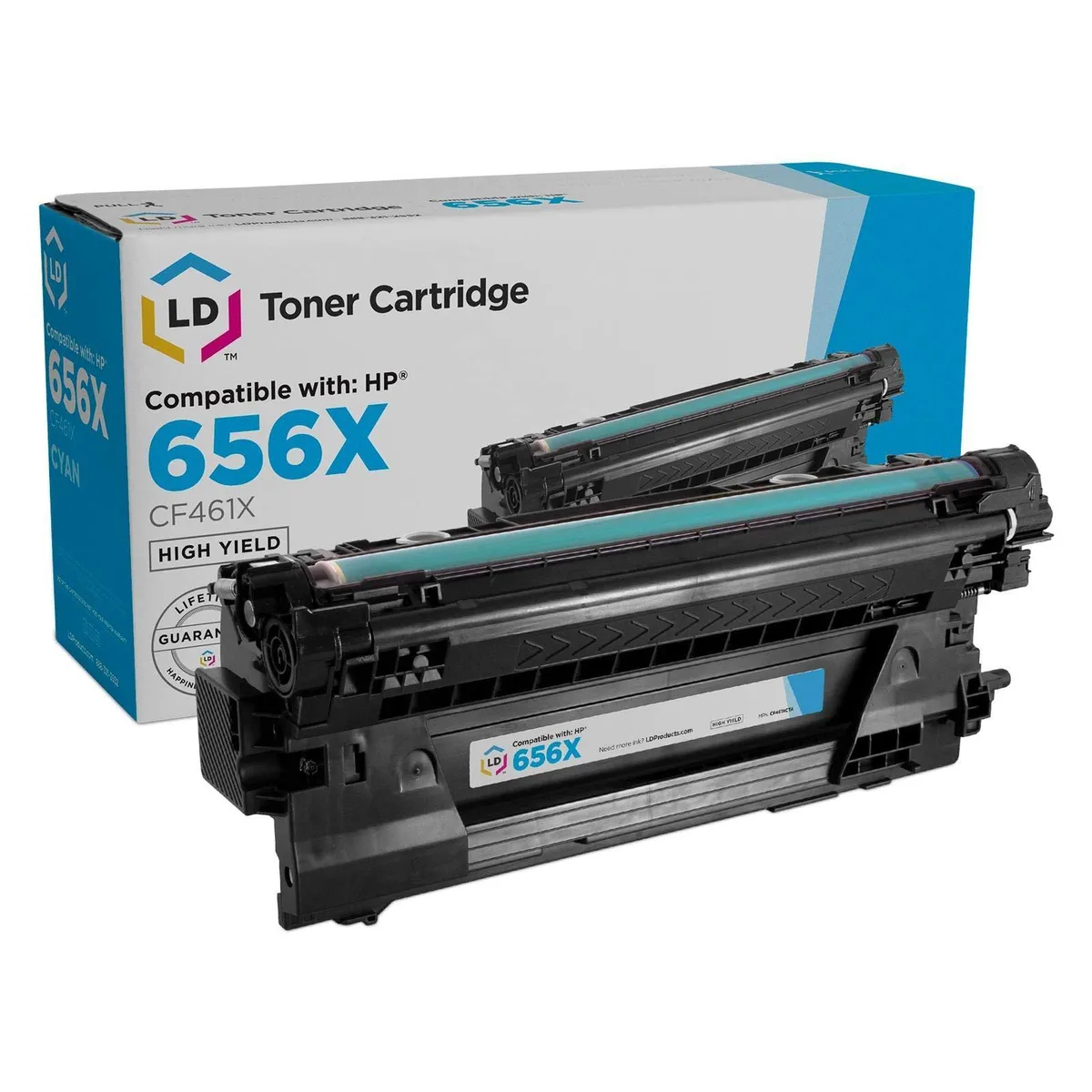 LD Products LD Products Compatible Toner Cartridge HP 656X CF461X High Yield Cyan — product photo