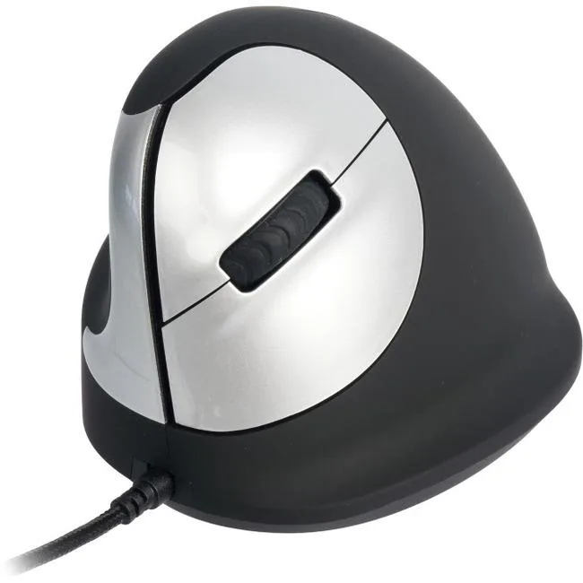 AVID Products AVID Products R-Go HE Vertical Wired 3400dpi Left Hand Mouse Black Silver — product photo