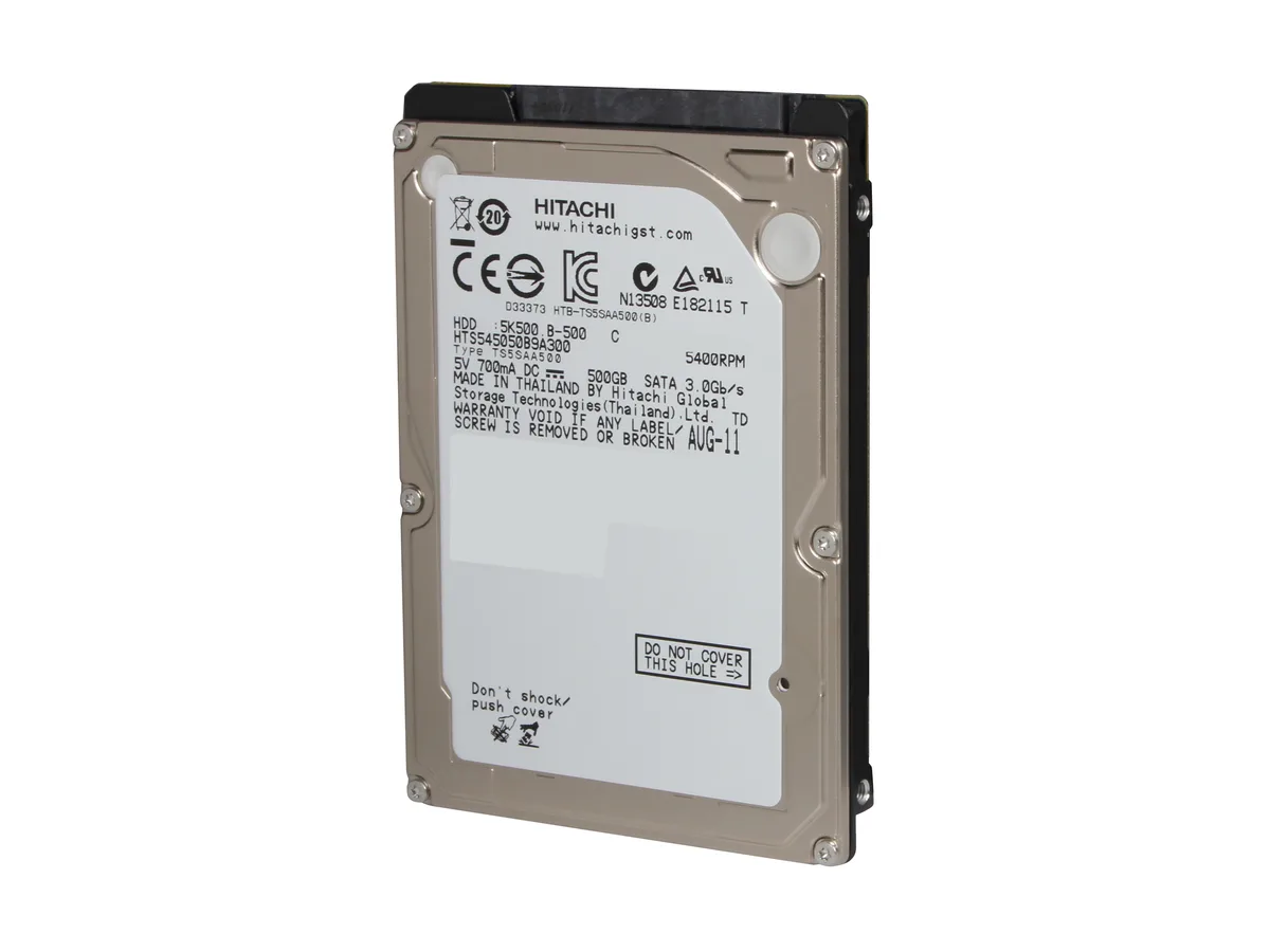 HGST HGST 0Y30055 500GB 5400 RPM 8MB Cache SATA 3.0Gb/s 2.5" laptop hard drive — product photo