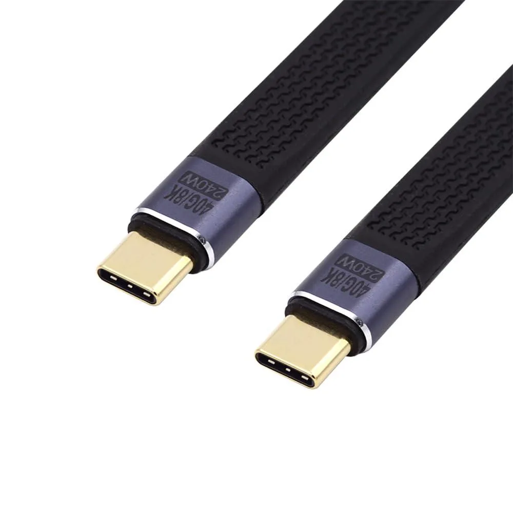 Fervit Fervit USB4 40Gbps 240W 8K Flat Slim FPC Cable 13cm — product photo