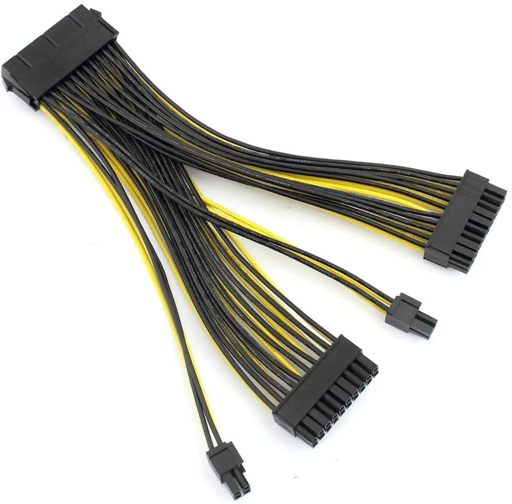 JMT JMT 24P 20+4 Pin Dual PSU Cable 18AWG 20cm 10 Pcs — product photo