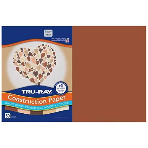Pacon Corporation Pacon Corporation P102950 Construction Paper 12x18 50ct 70lb Skin Tone — product photo