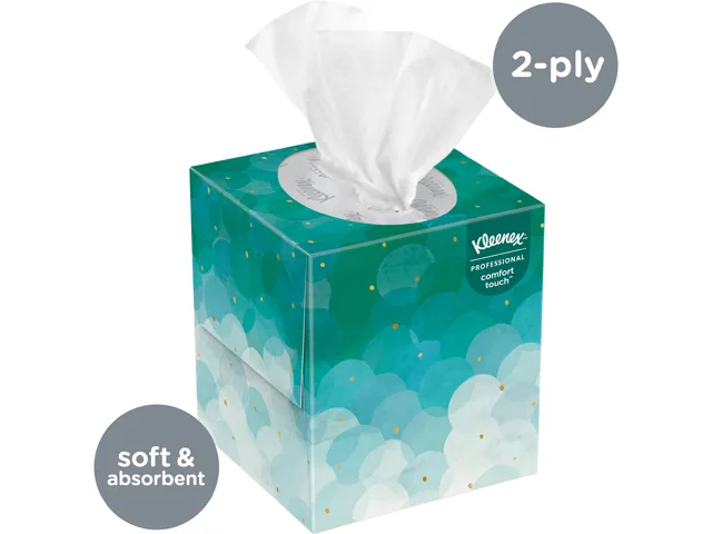 Kimberly-Clark Professional Kimberly-Clark Professional Kleenex Facial Tissue Cube 21271 cleaning — product photo