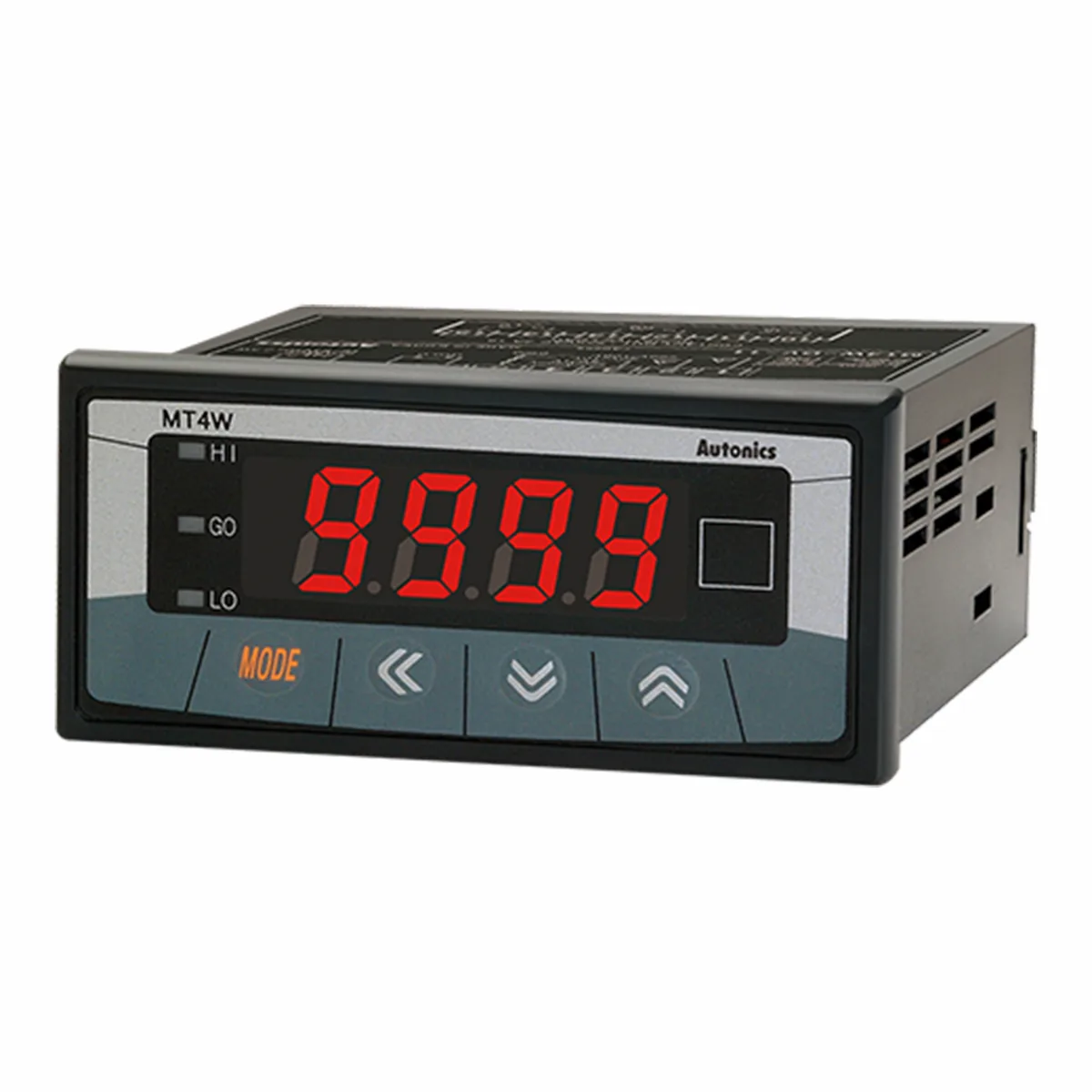 Autonics Corp Autonics Corp MT4W-AV-48 Digital Panel Meter AC Voltage Frequency 0-500V 100-240VAC — product photo
