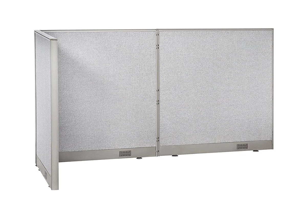 GOF GOF L-Shaped Office Partition Set 36"D x 96"W x 48"H — product photo