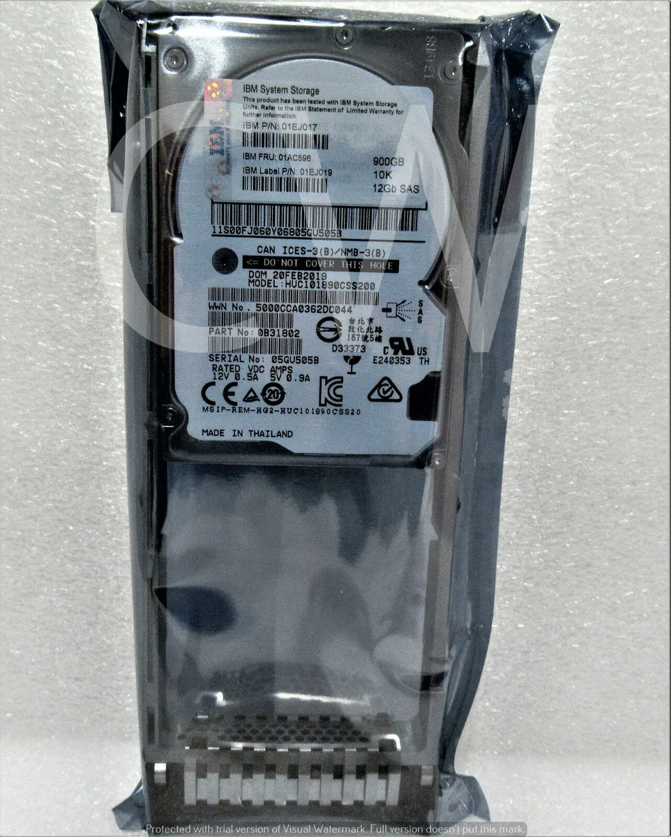 IBM IBM HUC101890CSS200 900 GB 10K SAS 2.5" HDD accessory — product photo