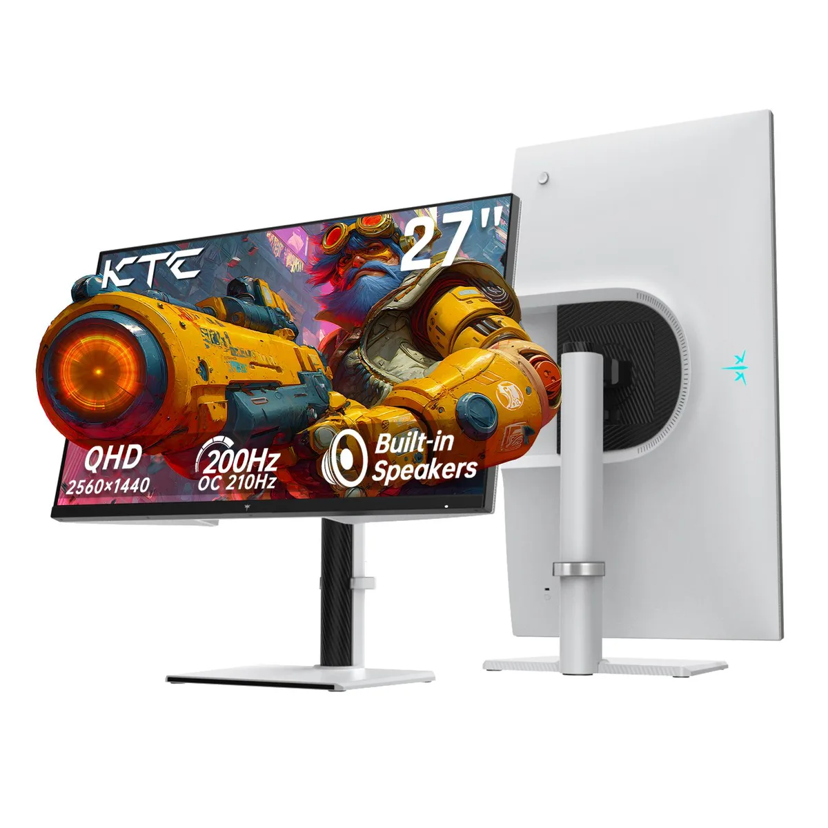 KTC KTC H27T6 27" 1440p 200Hz gaming monitor White — product photo