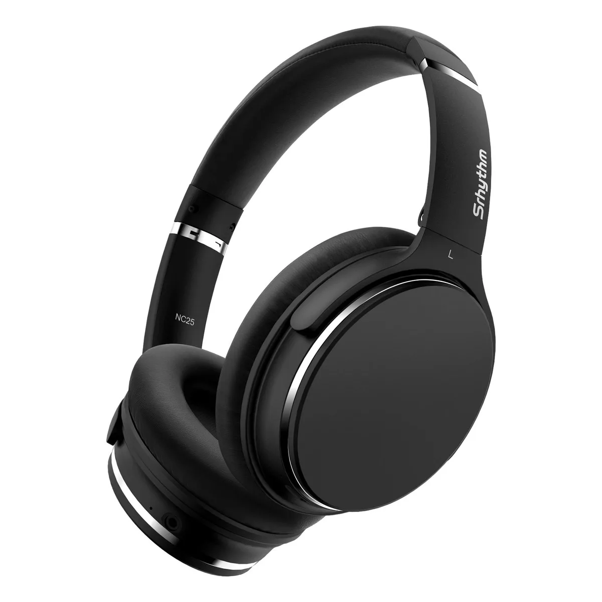 Srhythm Srhythm NC25 Active Noise Cancelling Headphones Bluetooth 5.3 Black — product photo