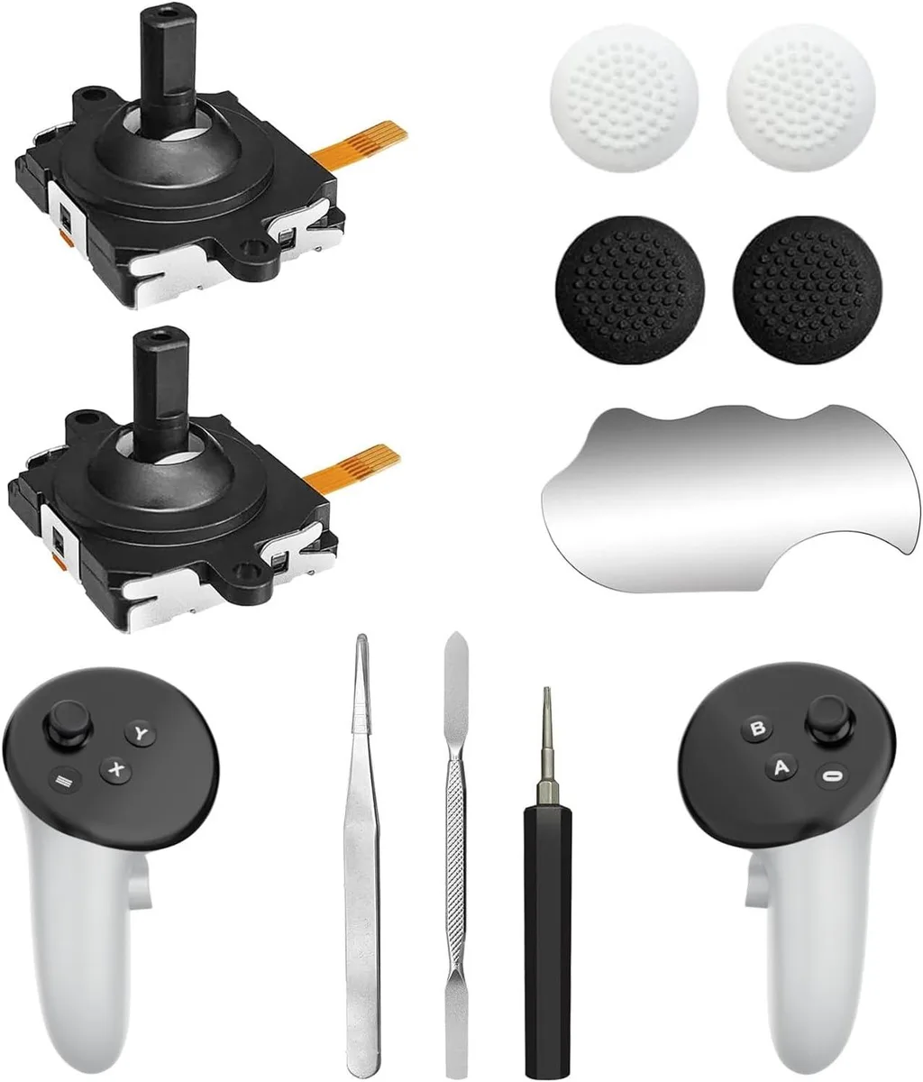 Werleo Werleo Joystick Replacement Kit Quest 3/2 2 Sticks 4 Caps Tools — product photo