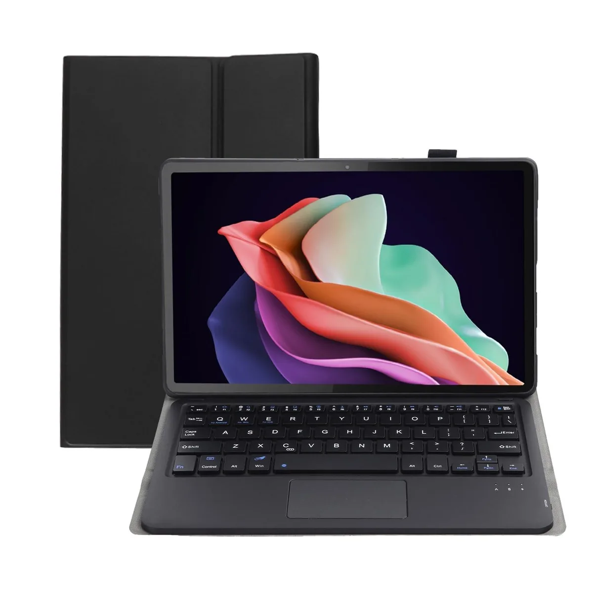 ARENTI ARENTI Keyboard Case Tab P12 12.7 2023 TB370FU/TB371FC Black 2 in 1 accessory — product photo