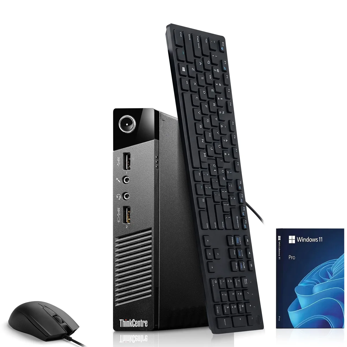 Lenovo Lenovo M93p/M73 Tiny desktop PC i5-4th Gen 16GB DDR4 512GB Windows 11 Pro — product photo